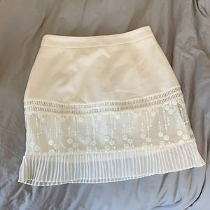 White skirt